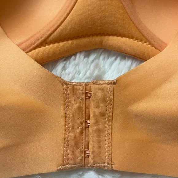 Ashley Stewart Lace Side Smoothing Wireless Bra Papaya 38D - Picture 12 of 16